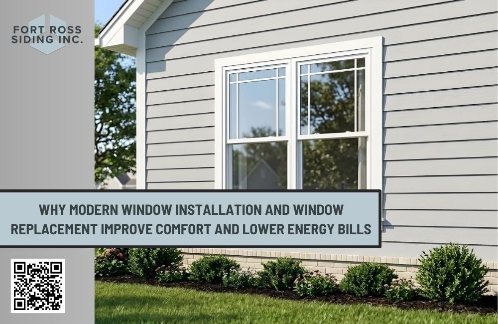 Why Modern Window Installation and Window Replacement Improve Comfort and Lower Energy Bills