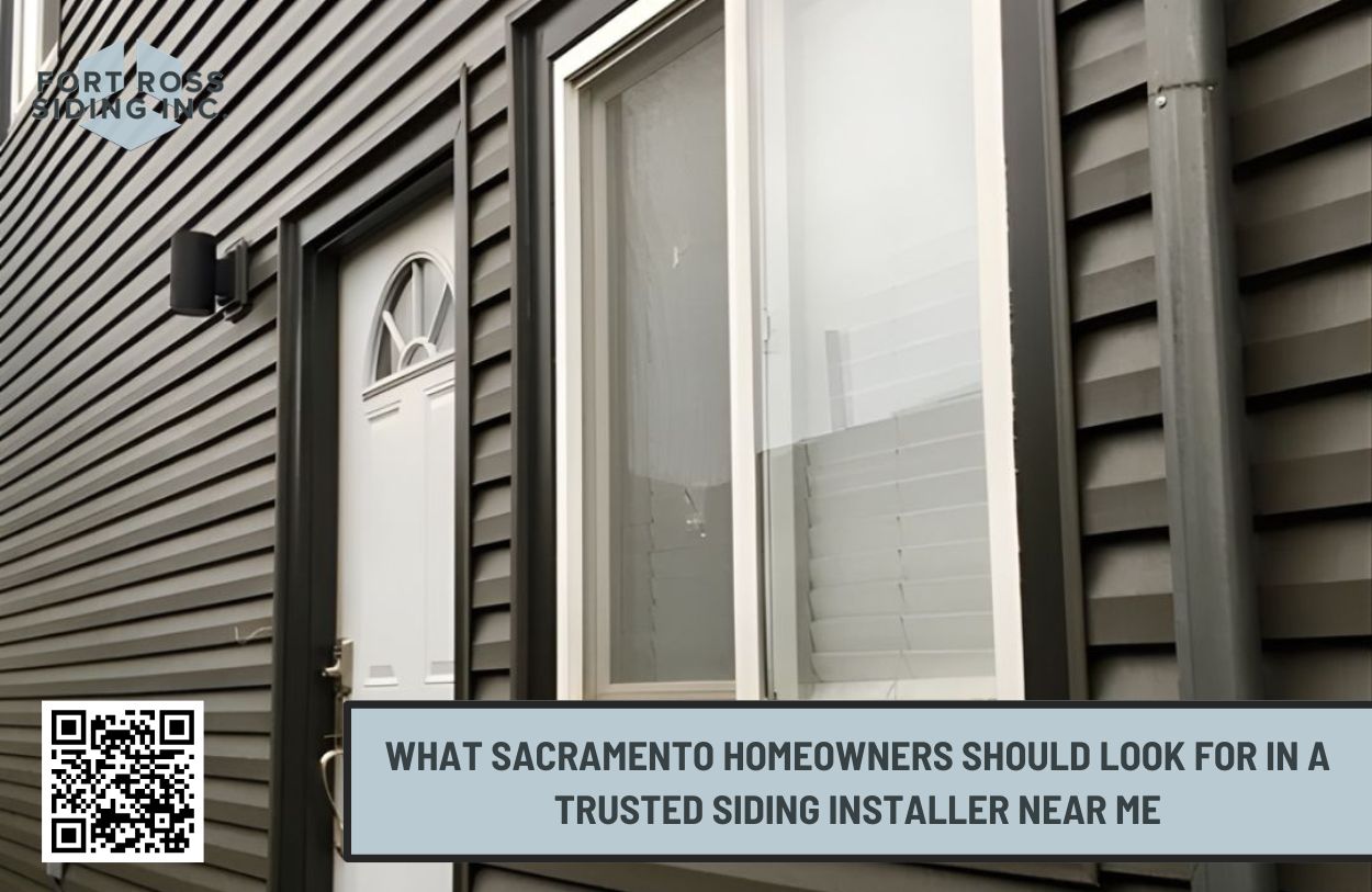What Sacramento Homeowners Should Look for in a Trusted Siding Installer Near Me