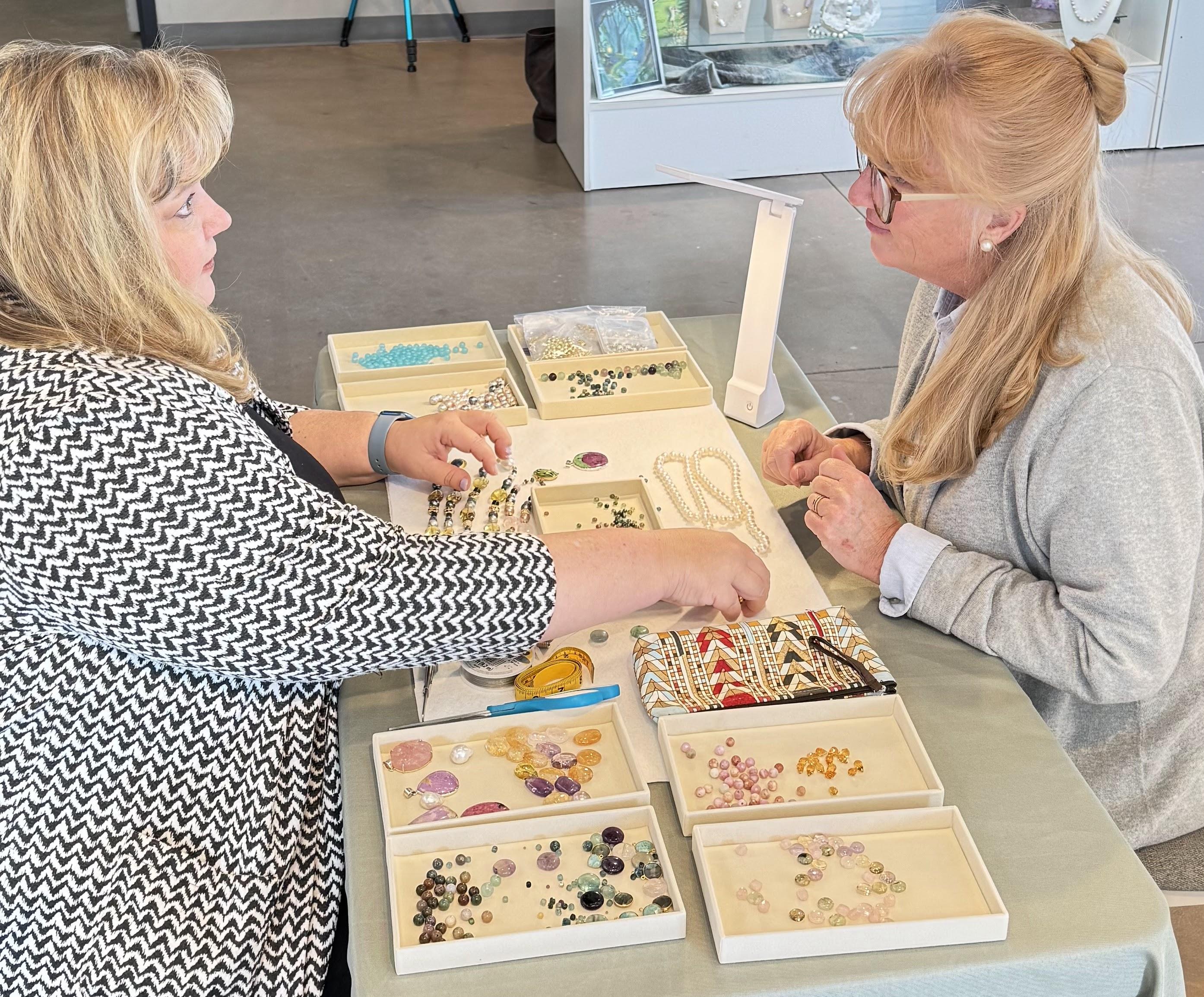 A Jewelry Experience Inside the Gallery: Featuring Treasured Gems by Elizabeth Van Tassel