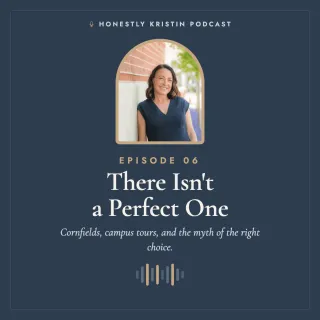 Stop looking for the perfect one