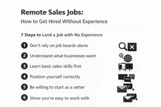 How to Get Into Remote Sales With No Experience (Step-by-Step)