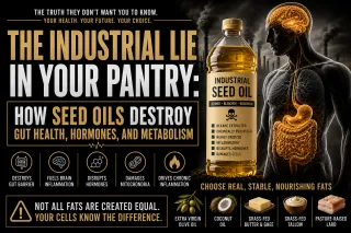 The Industrial Lie in Your Pantry: How Seed Oils Destroy Gut Health, Hormones, and Metabolism