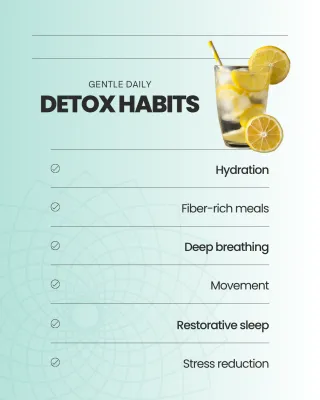 Simple Daily Detox Habits for Wellness