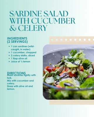 Fresh and Simple Sardine Salad Recipe