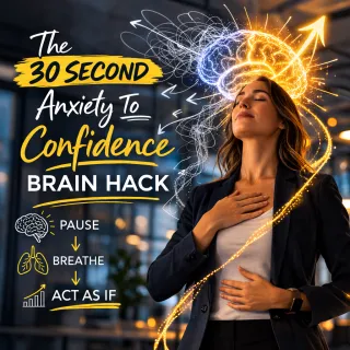 The 30 Second Anxiety To Confidence Brain Hack