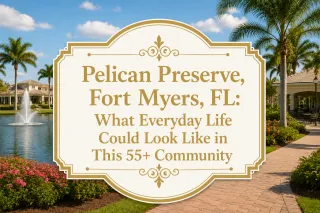 Pelican Preserve, Fort Myers, FL: What Everyday Life Could Look Like in This 55+ Community