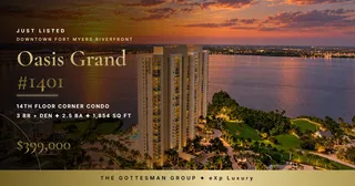 Oasis Grand #1401 | Downtown Fort Myers Riverfront Condo