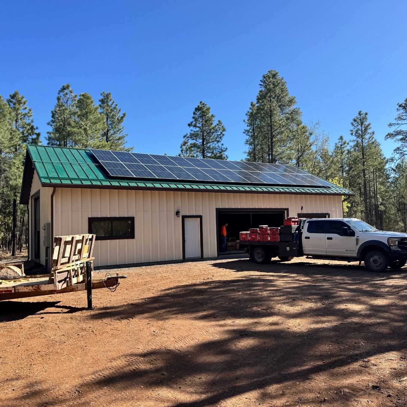12,000W EG4 Large Solar Kit | White Mountains Solar Show Low AZ
