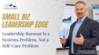 Leadership Burnout Is a Systems Problem, Not a Self-Care Problem