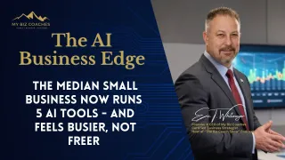 The Median Small Business Now Runs 5 AI Tools - And Feels Busier, Not Freer 