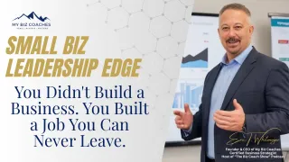 You Didn't Build a Business. You Built a Job You Can Never Leave.