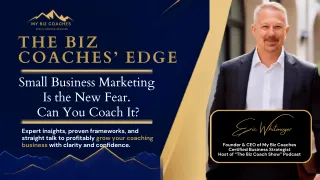 Small Business Marketing Is the New Fear. Can You Coach It?