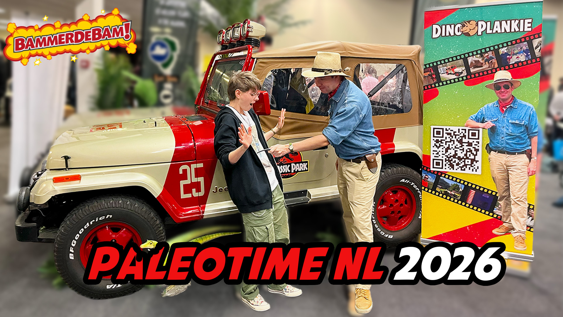 Met Dinoplankie op de foto! - PaleotimeNL 2026