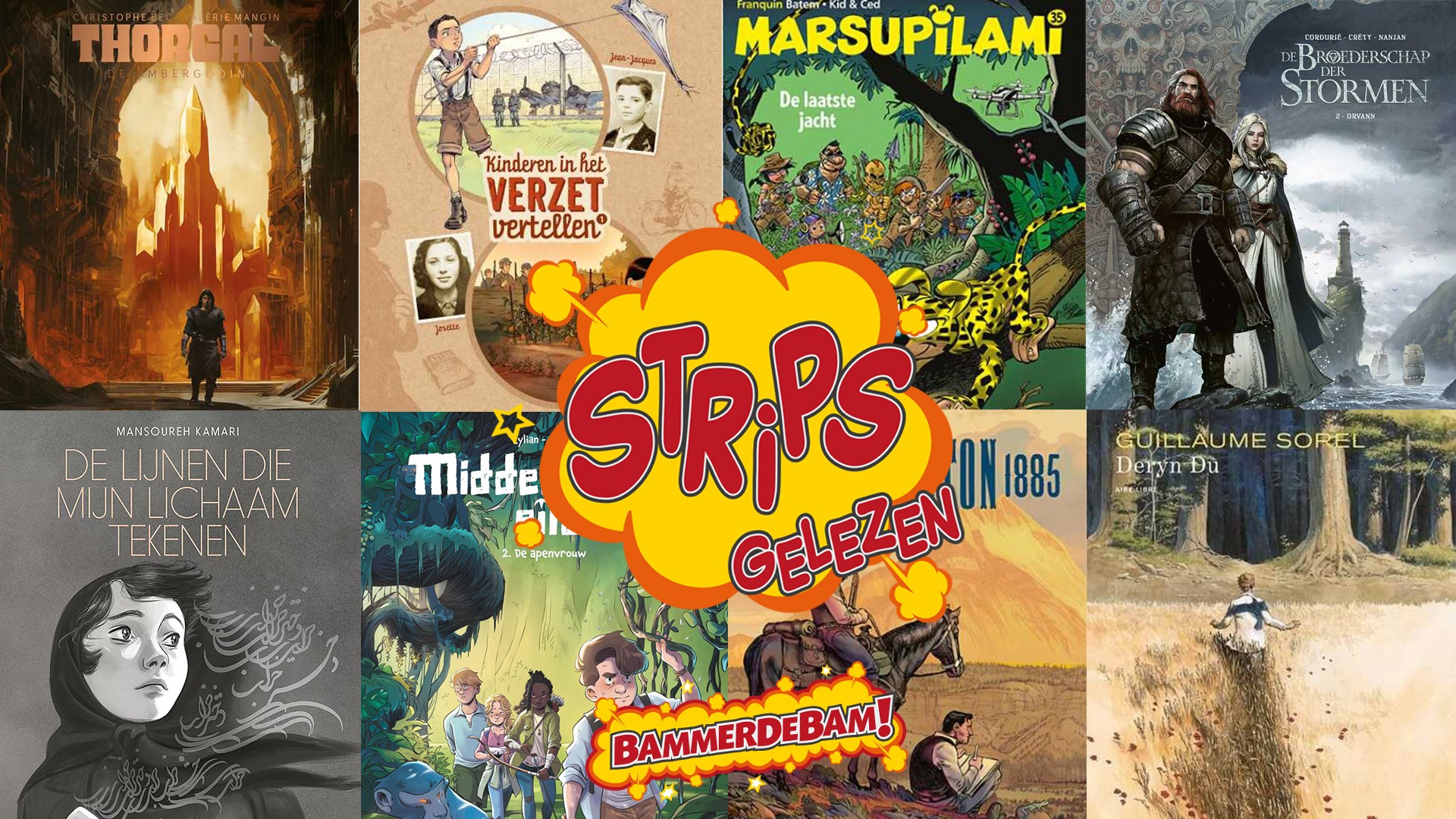 Verse Strips GELEZEN April 2026 – met Danté, Jacarrino & Koos