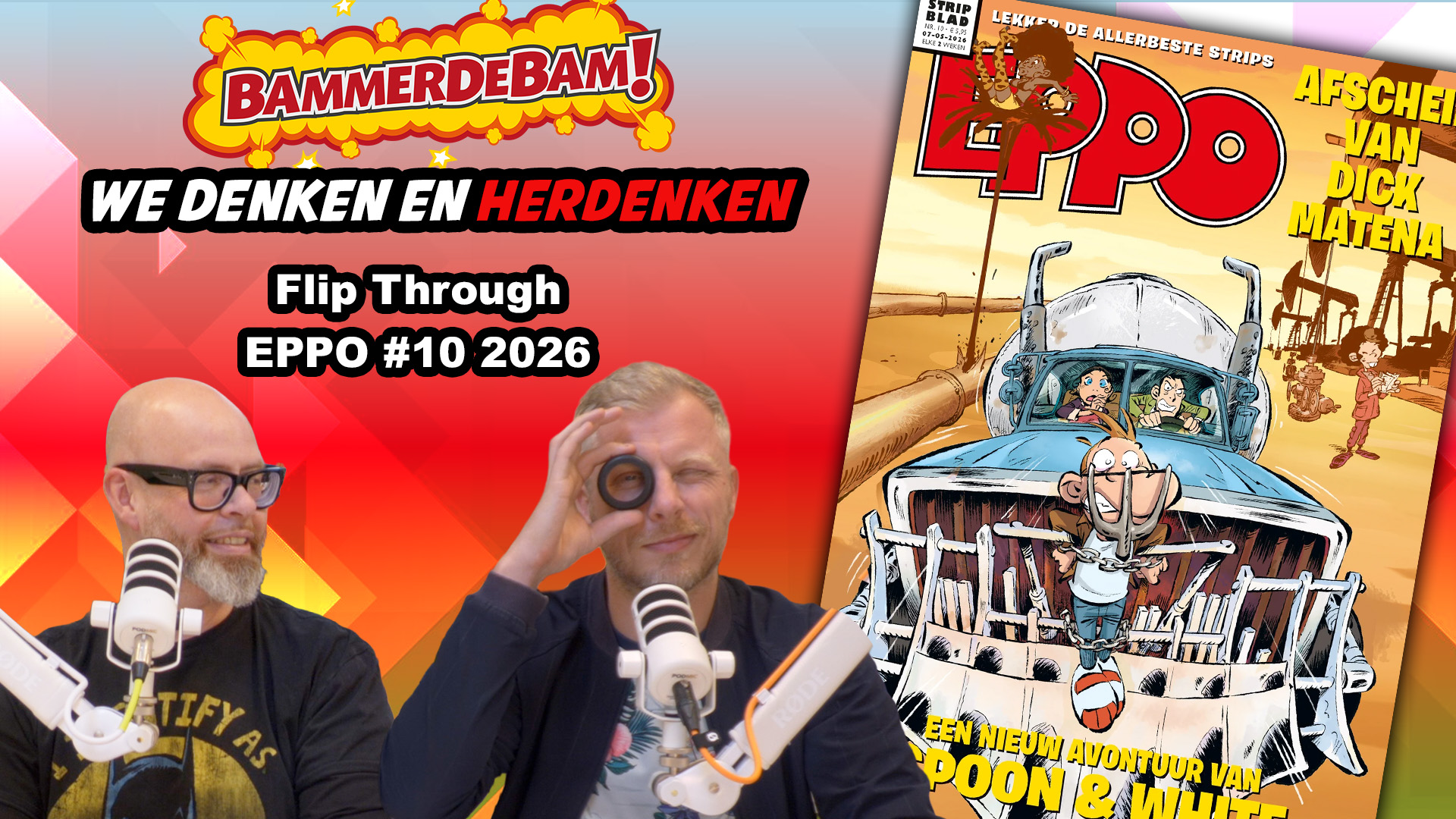 Dick Matena, Storm & Pokémon kaarten?! - Eppo Flip-Through #10 met Koos & Jacarrino 