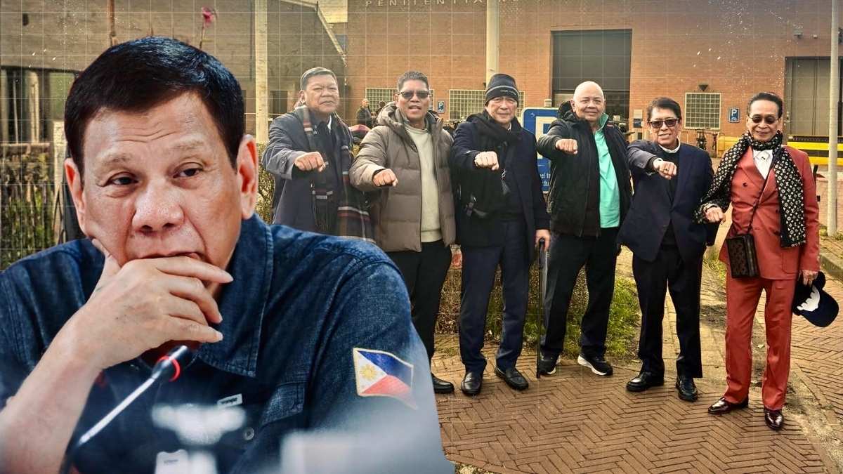 Panelo Shares Photo of Filipino Legal Team Outside ICC Detention Center