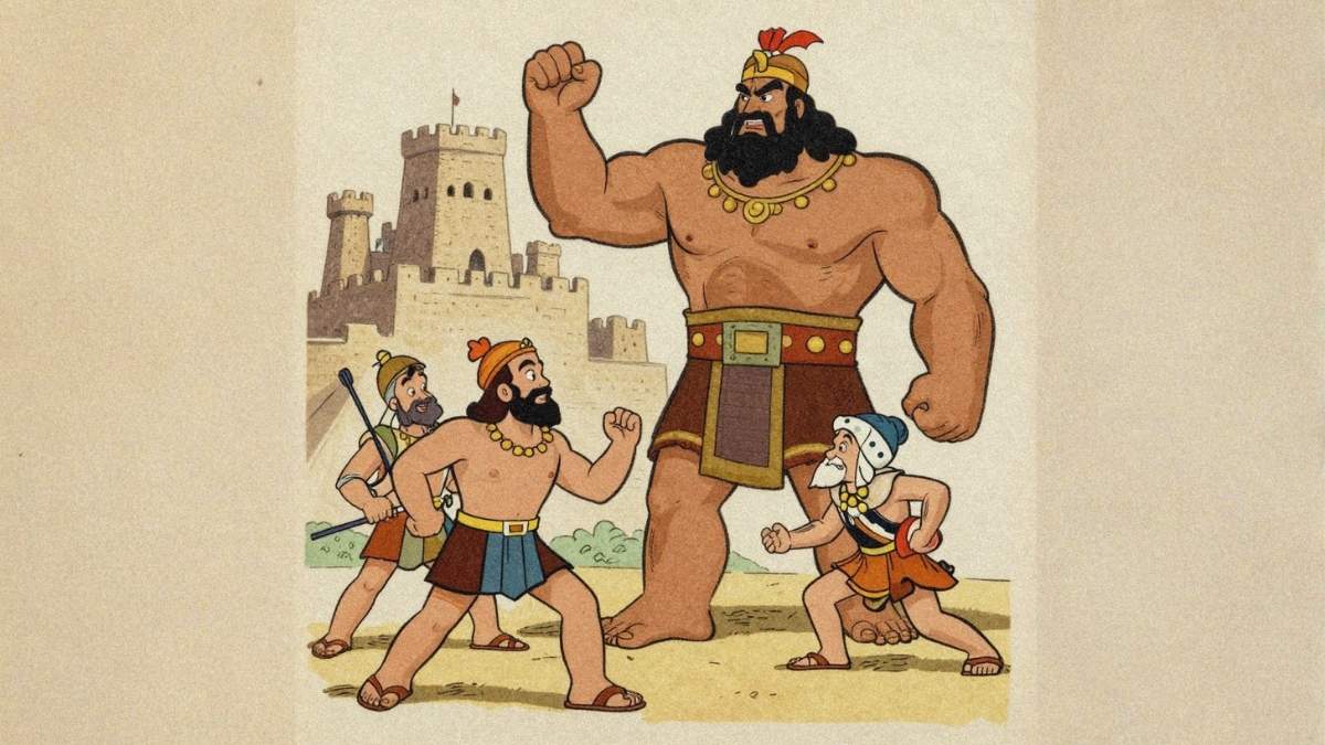 Deuteronomy 3:11 (KJV) The Defeat of Giants in the Bible