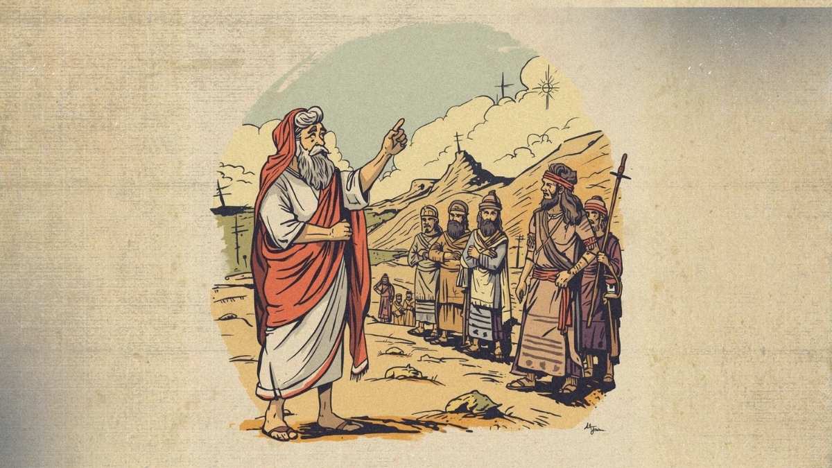 Deuteronomy 3:28 (KJV) Leadership Transition: Moses and Joshua