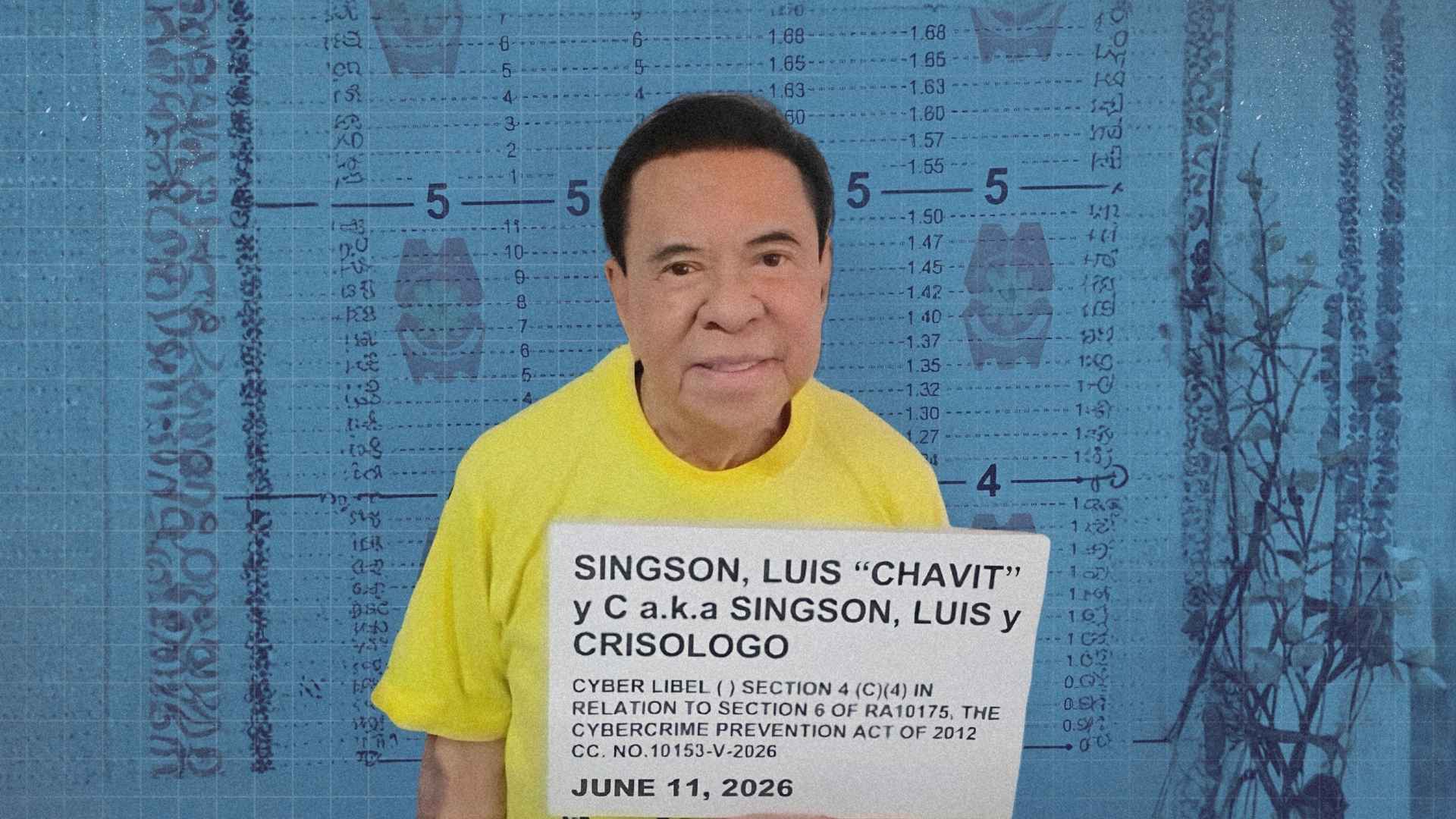 CHAVIT SINGSON POSTS ₱60,000 BAIL, TEMPORARILY FREED AFTER CYBERLIBEL ARREST