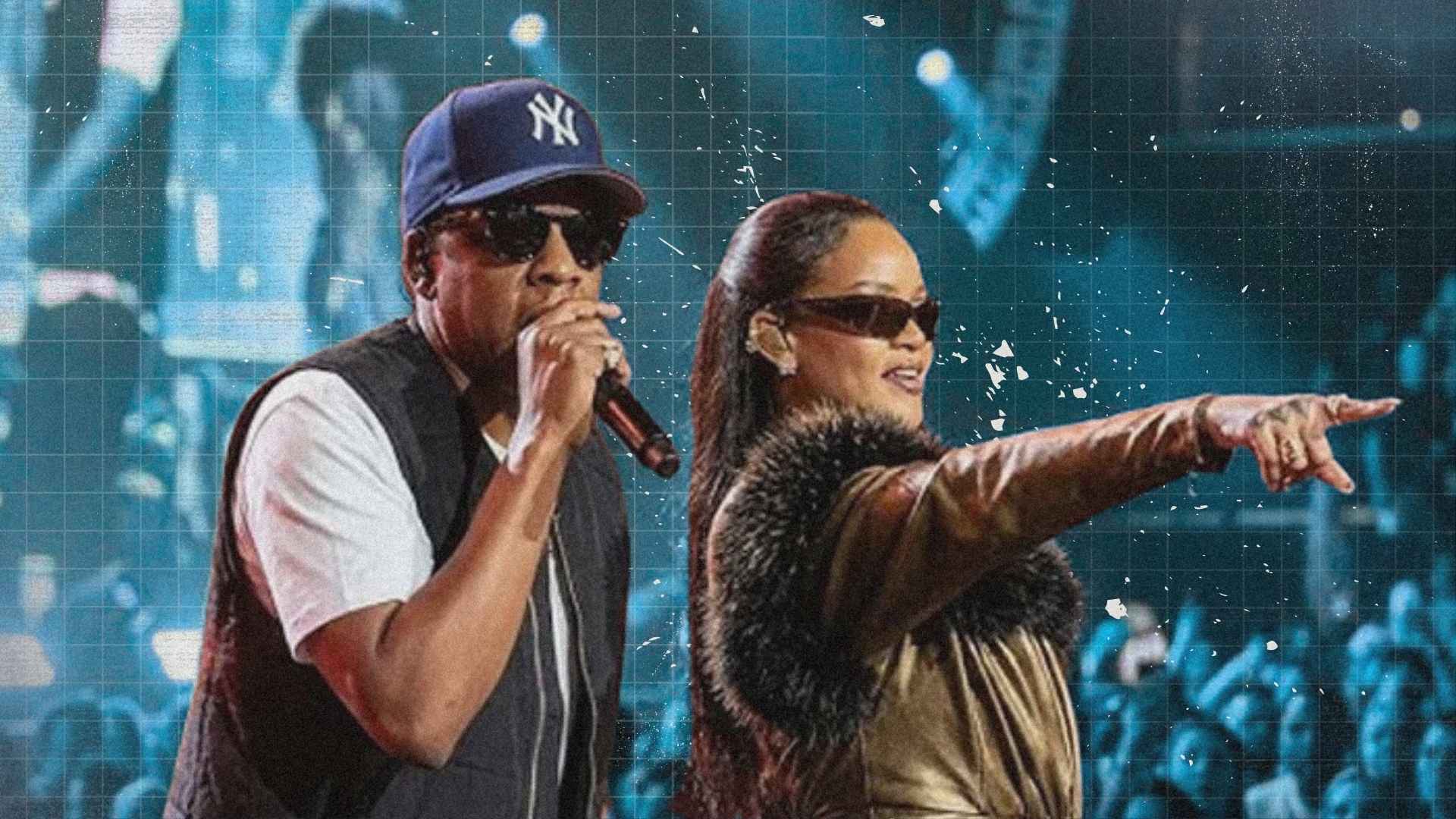 Rihanna Surprises Fans With Jay-Z During "Run This Town" Performance