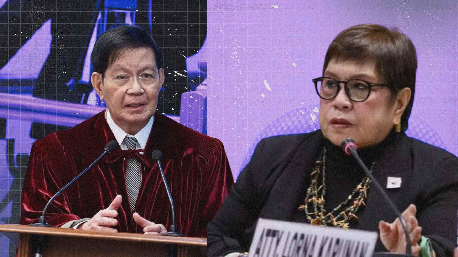 Lorna Kapunan and Ping Lacson Share Light Moment During VP Sara Duterte Impeachment Trial