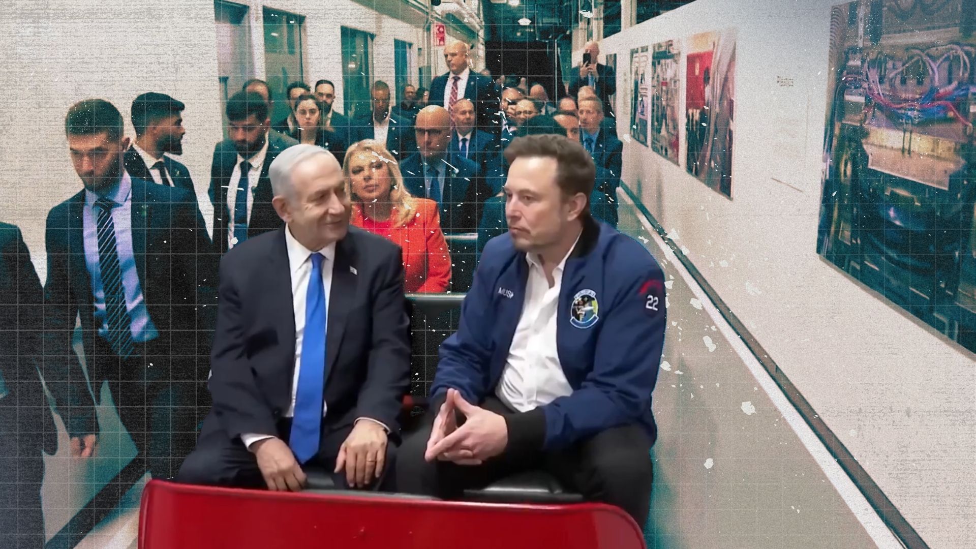 Elon Musk Gives Israeli Prime Minister Benjamin Netanyahu a Tour of Tesla Factory