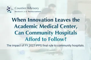 When Innovation Leaves the Academic Medical Center, Can Community Hospitals Afford to Follow?