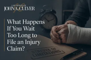 What Happens If You Wait Too Long to File an Injury Claim?