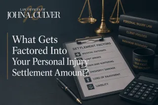 What Gets Factored Into Your Personal Injury Settlement Amount?