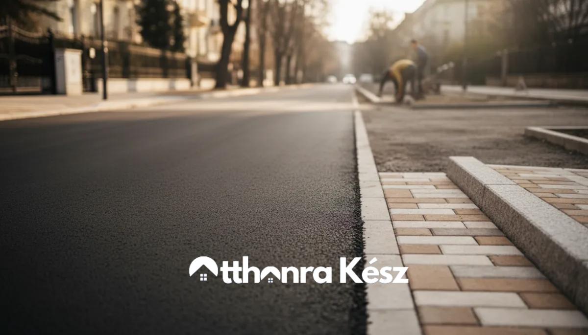 Tartós Utcafronti Bejáró: Aszfalt és Térkő Burkolás