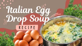 Italian Egg Drop Soup with Sausage & Spinach (Healthy, High-Protein Soup)
