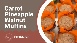 Carrot Pineapple Protein Muffins | A Blood Sugar Friendly Breakfast That Actually Keeps You Full