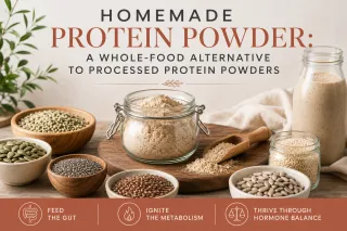Homemade Protein Powder Recipe | Whole Food Protein for Gut, Metabolism & Hormones