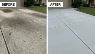 Salt Stains on Driveway: Why Concrete Looks Chalky After Winter