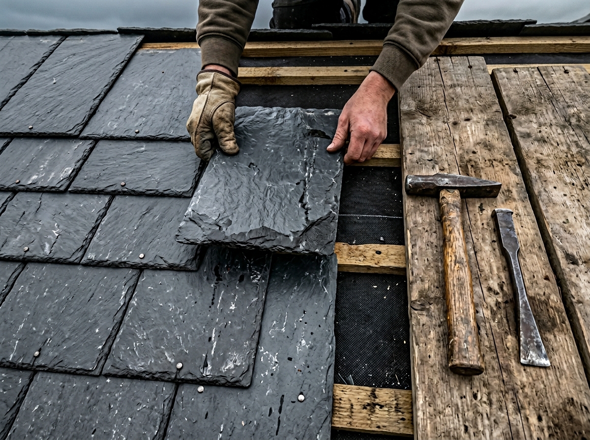 Roofers in Nelson — Premier Construction Solutions on a Victorian terraced property