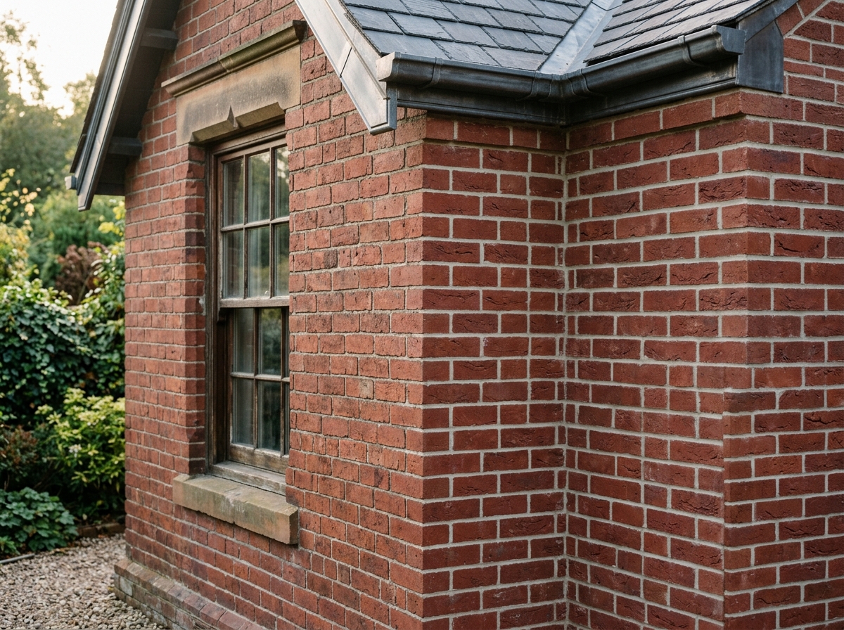Matched Nori brick extension corner in Accrington, Premier Construction Solutions