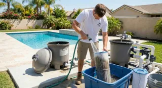 Pool Filter Cleaning in the South Bay: How Often, What to Expect & When to Call a Pro