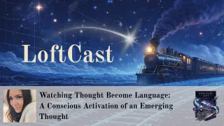 Watching Thought Become Language: A Conscious Activation of an Emerging Thought