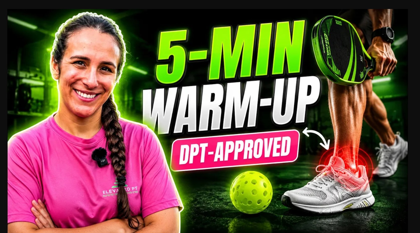 Play pickleball injury free