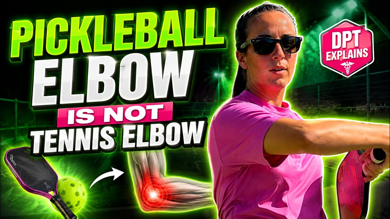 Pickleball Elbow is not the same as Tennis Elbow