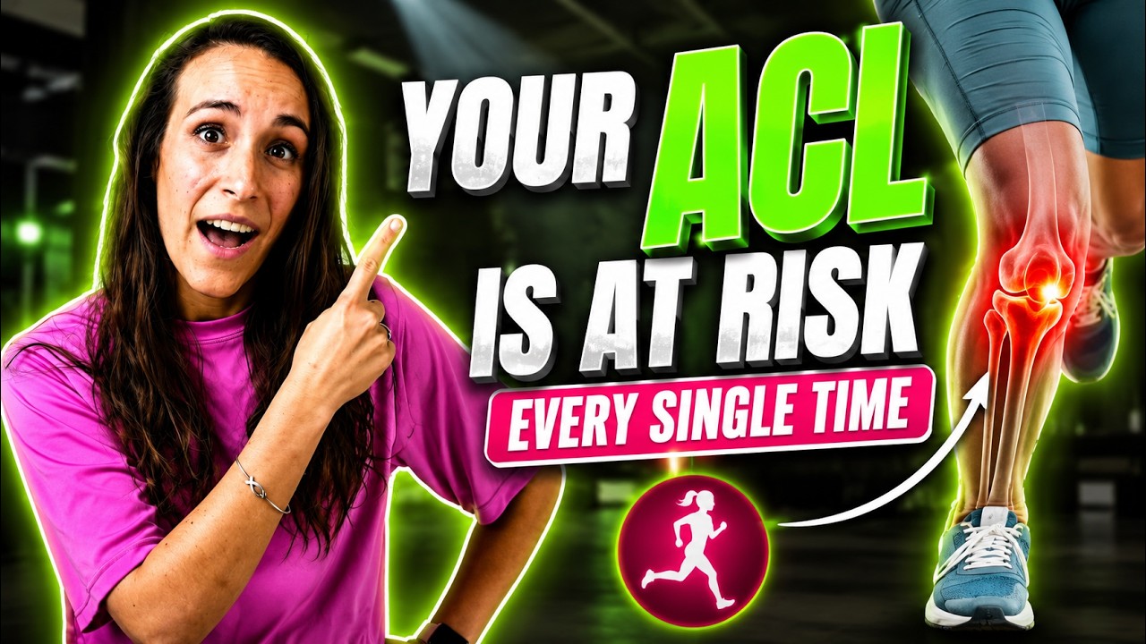 Women's Running - Your ACL is at risk every single time if you run like this!