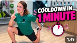 5 Minute Cool Down to do after Activity
