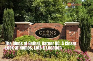 The Glens at Bethel, Garner NC: Viviendas, lotes y lo que deben saber los compradores