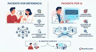 El paciente que llega por referencia vs el que llega por IA: diferencias que todo médico debería conocer