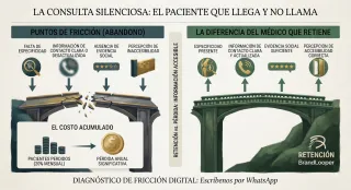 La consulta que el paciente no agenda: por qué se fue sin llamar