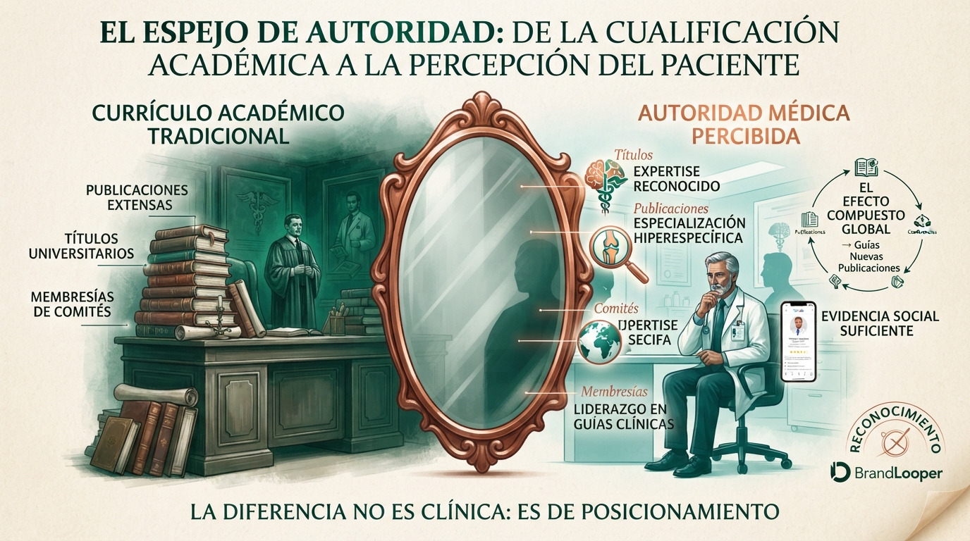 Qué es la autoridad médica percibida y por qué vale más que el currículum