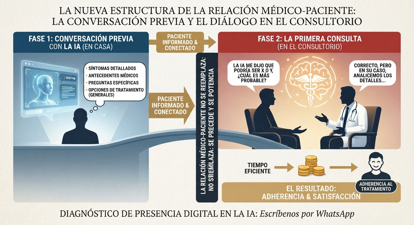 Cómo la IA está cambiando la relación entre médico y paciente antes de la primera consulta