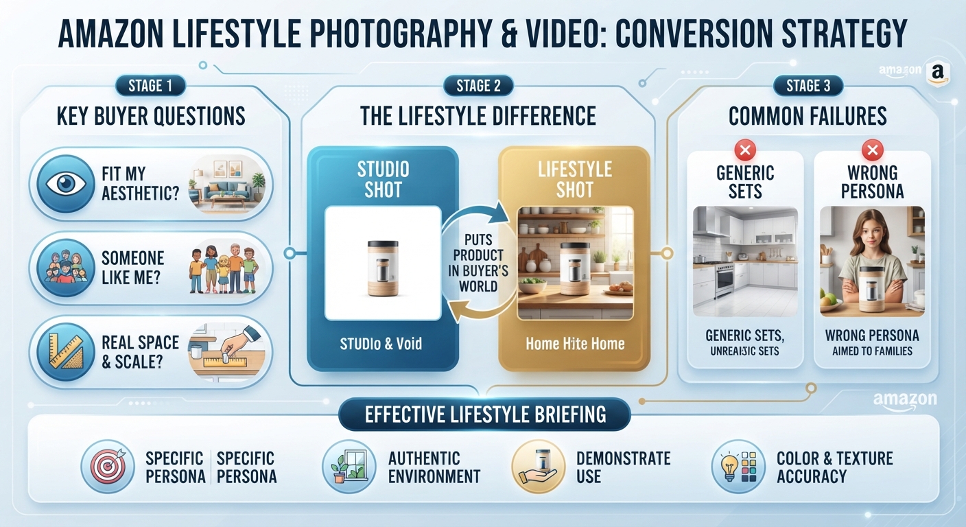 Amazon Lifestyle Photography and Video: What Converts