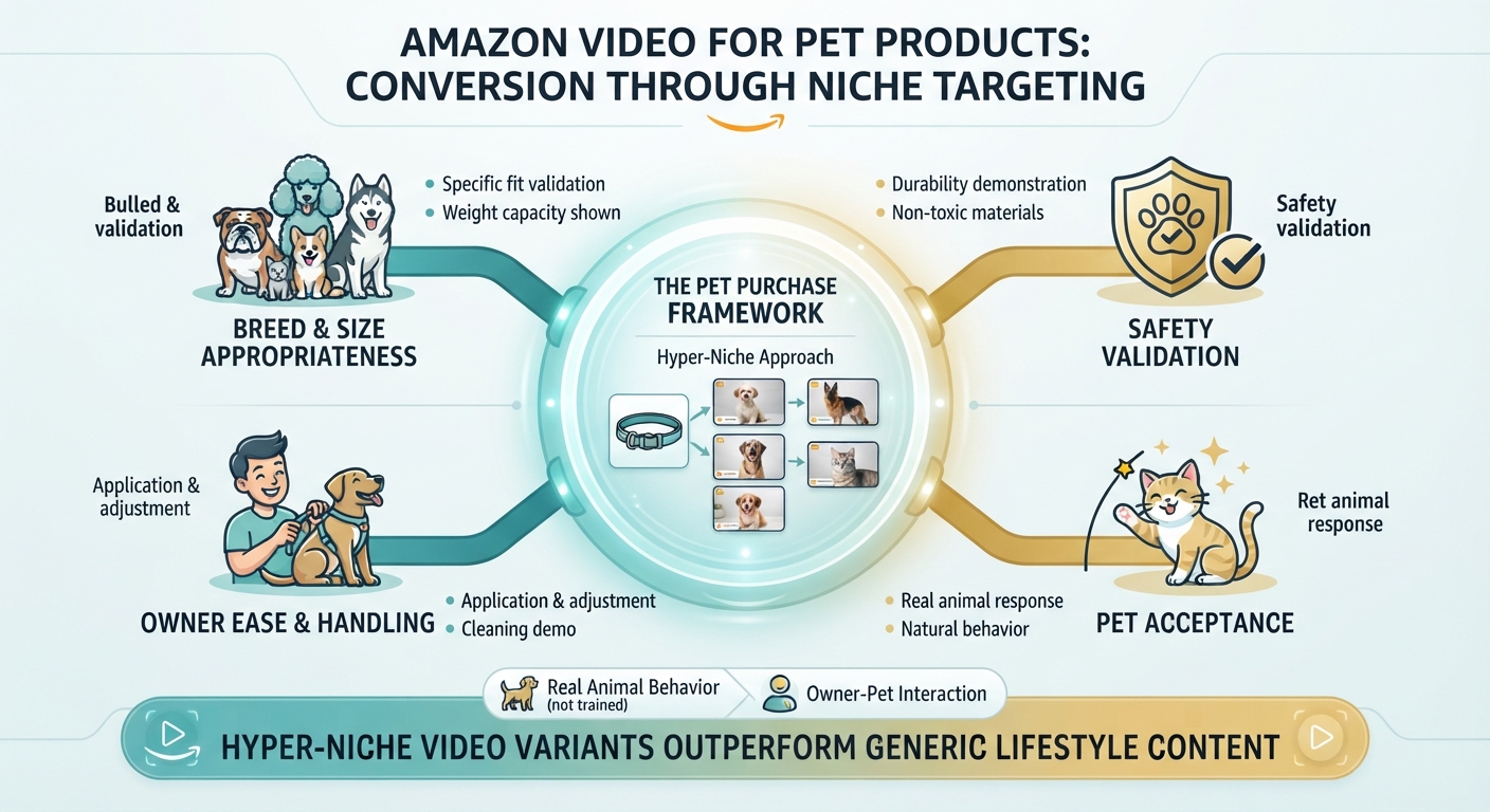 Amazon Pet Product Video: What Actually Drives Conversion