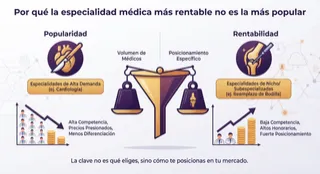 Por qué la especialidad médica más rentable no es la más popular